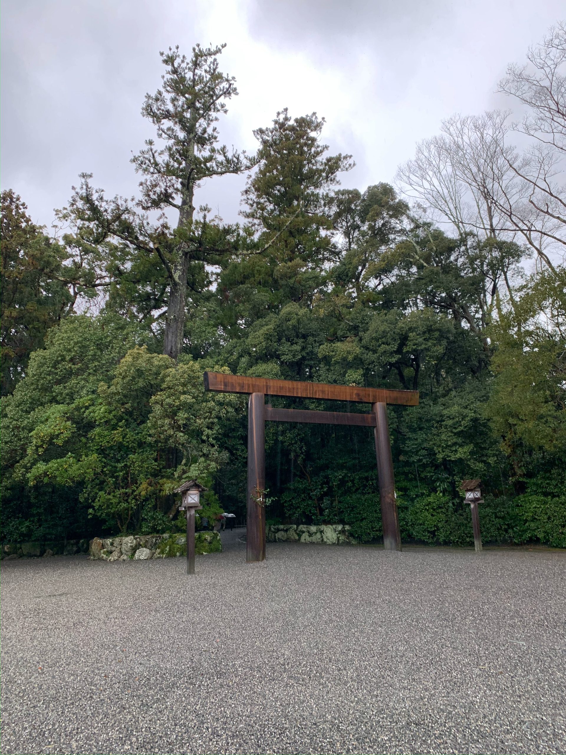 参拝した神社の様子
